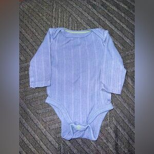 Cloud Island Light Blue Long Sleeve Bodysuit